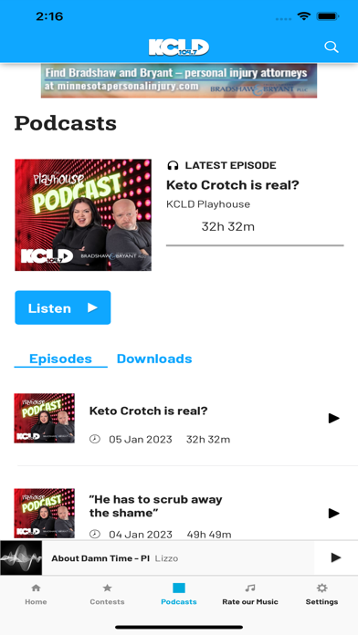 104.7 KCLD Screenshot