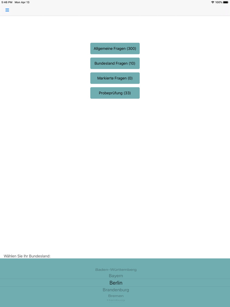 iPad screenshot
