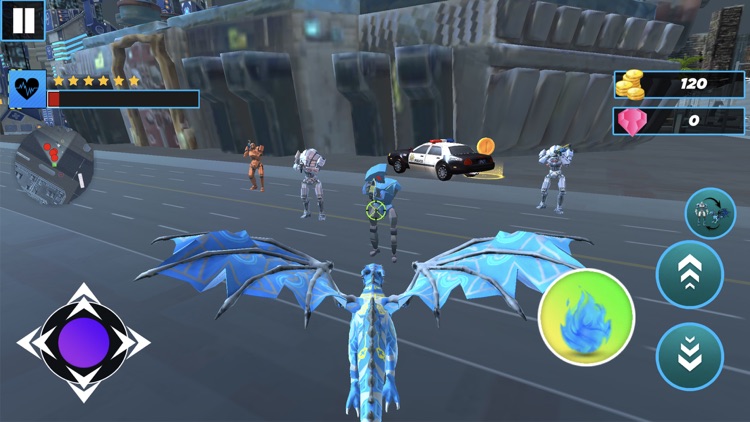 Flying Robot Transformation screenshot-3