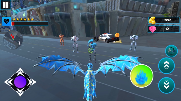 Flying Robot Transformation screenshot-3