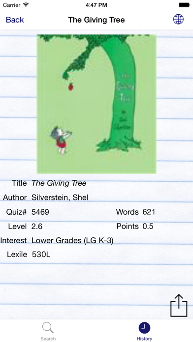 BookScanner Book Leveler App Screenshot