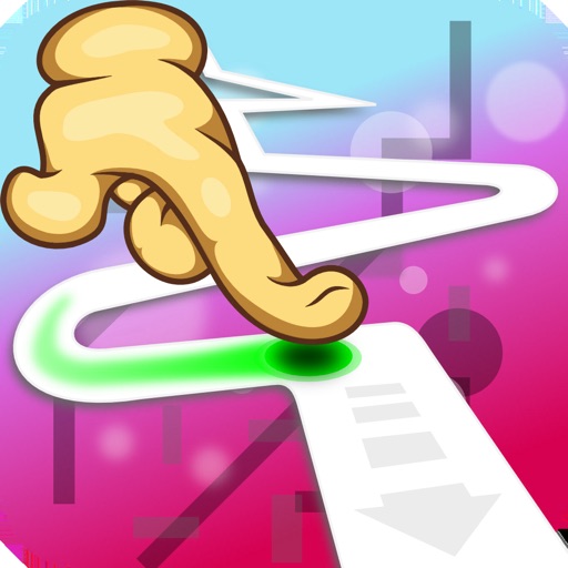 Follow the Line 2D Deluxe Run iOS App