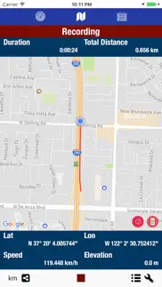 geologger - gps speed tracker iphone screenshot 4
