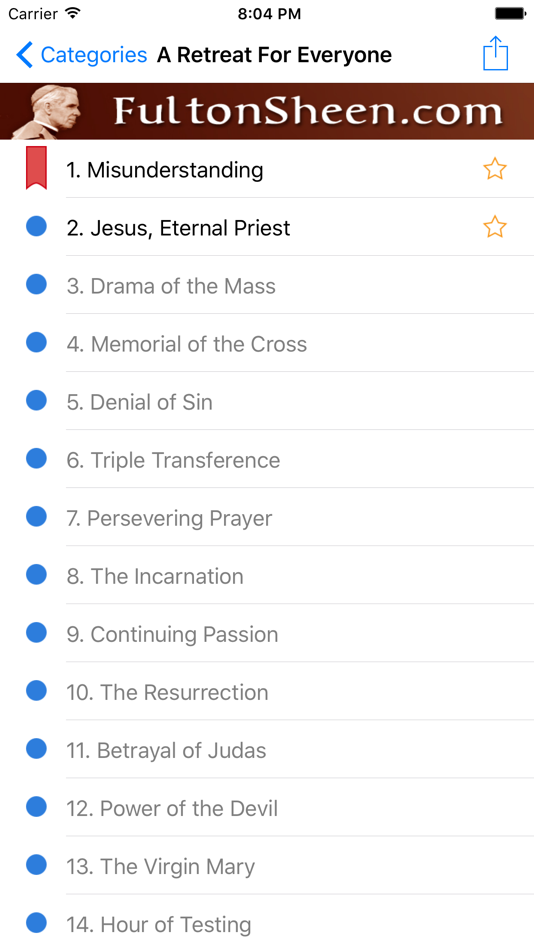 #2. Fulton Sheen Audio Library (iOS) 由: WGQM Partners, LLC