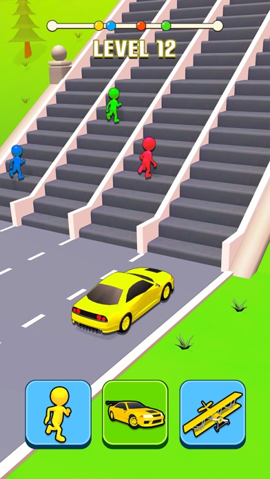 Shape Transform Car Race Screenshot