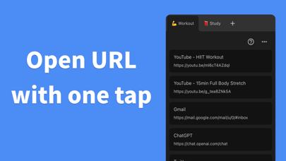 LinkList - Open links quickly Screenshot