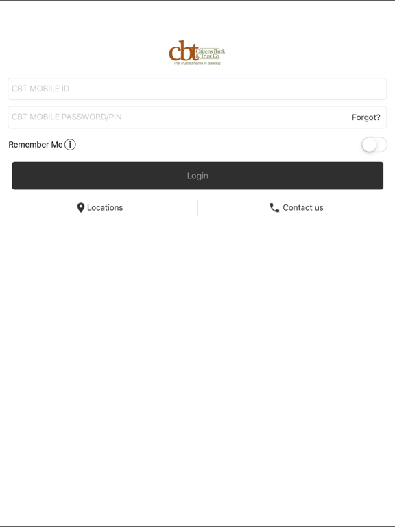 Screenshot #4 pour CBT Mobile Bank