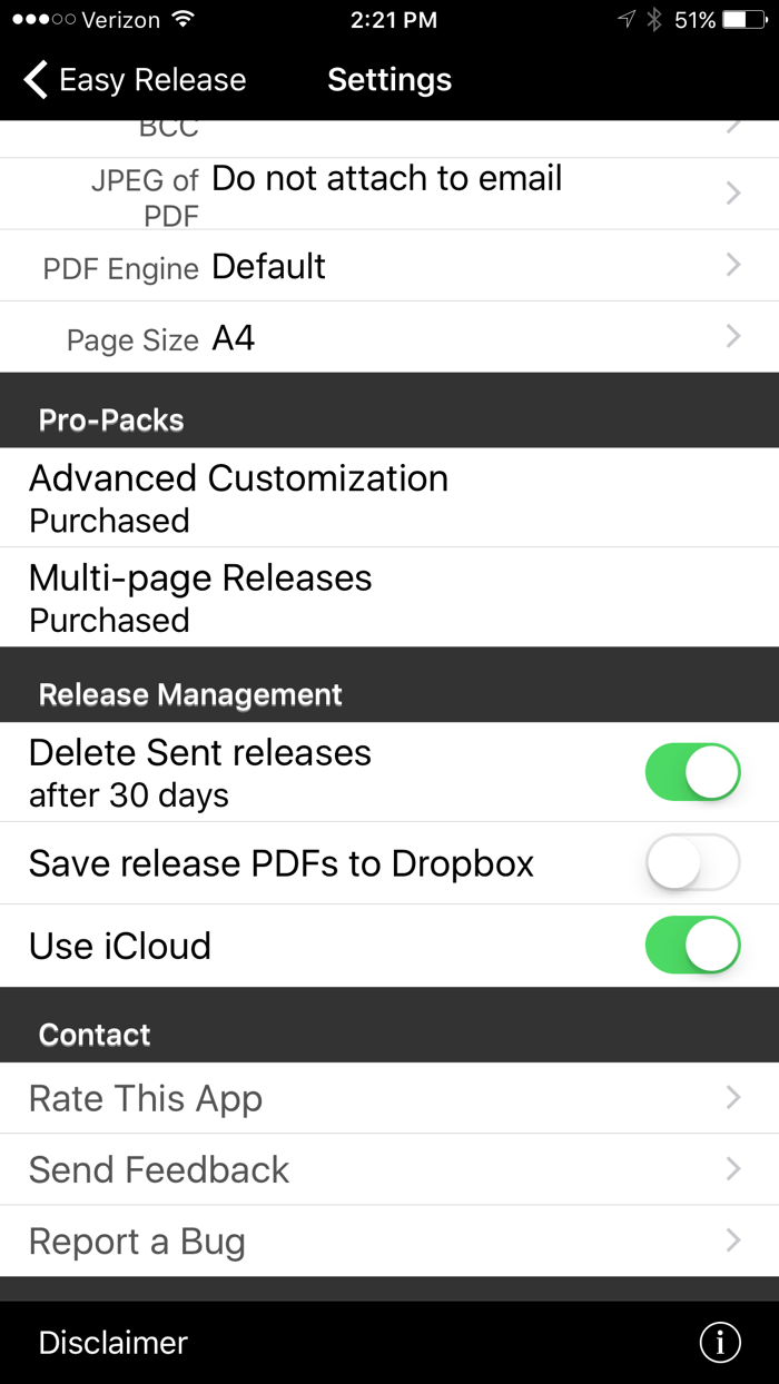 Easy Release - Model Releases