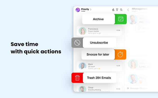 ‎Spike: Email & Team Chat Screenshot