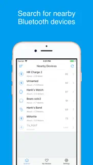 ble finder:device discoverer iphone screenshot 1