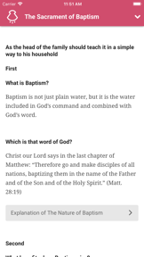 Luther's Small Catechism screenshot