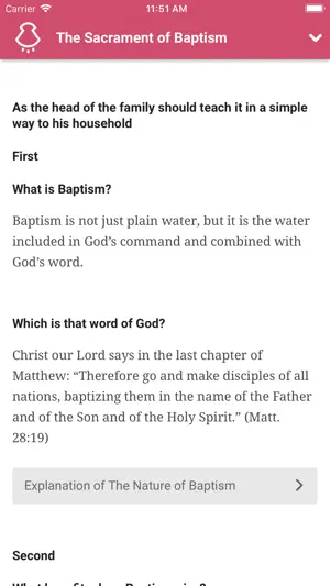 Luther's Small Catechism screenshot 2
