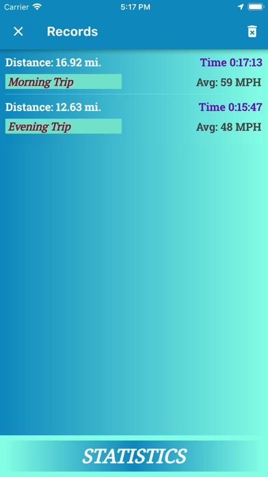 GPS Speedometer and Odometer Screenshot
