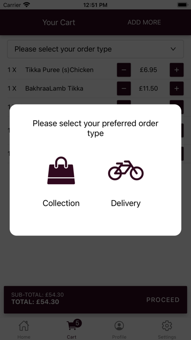 British India Restaurant Screenshot