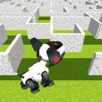 Futuristic Puppy Maze Run