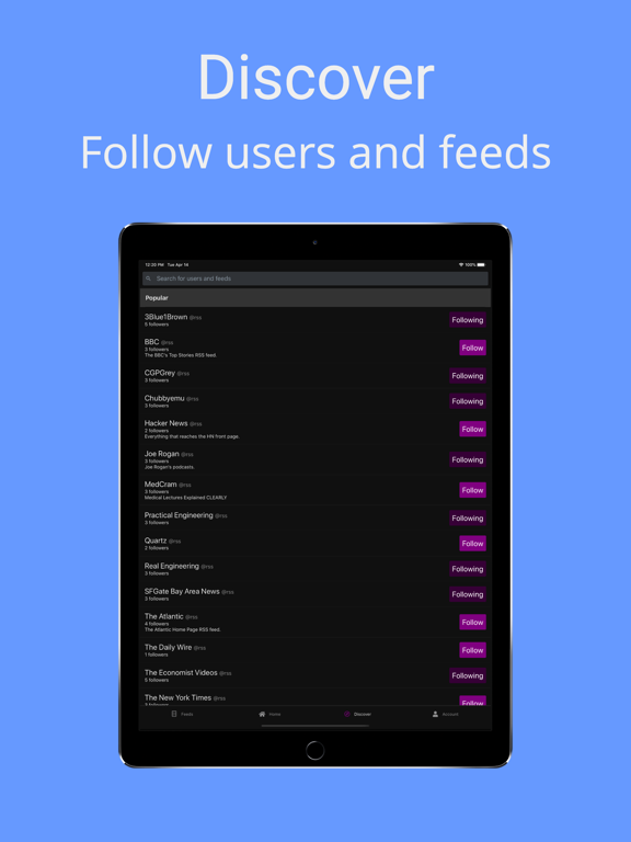 Superego iPad screenshot 4 - Social Networking app