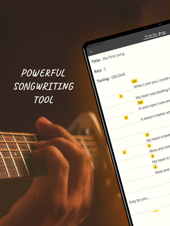作詞作曲・歌詞アプリ AI:ボーカル, ライム, コードのおすすめ画像1