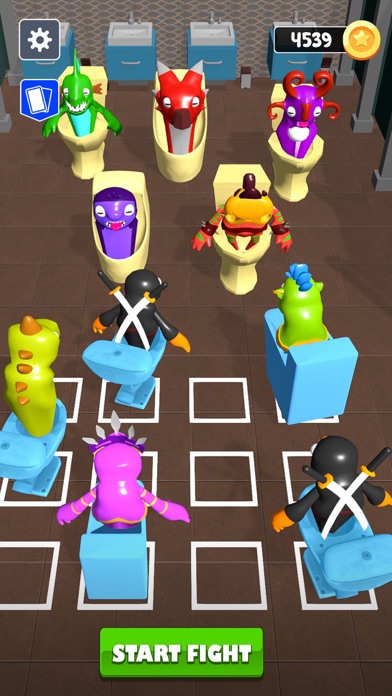 Merge Toilet Monster Battle 3Dのおすすめ画像5