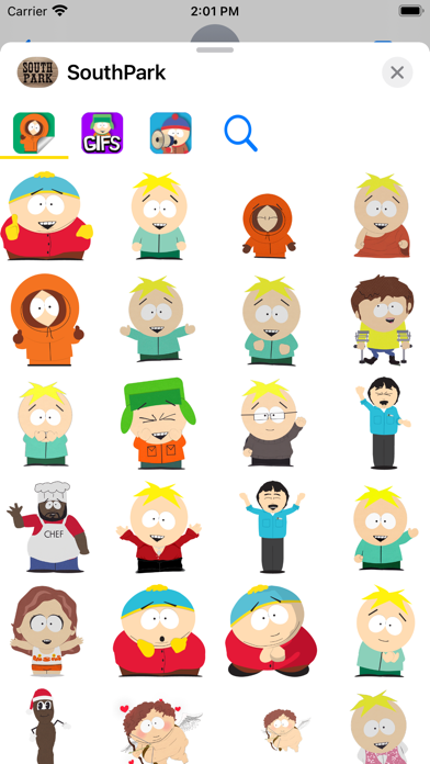 South Park Stickers & GIFs Screenshot