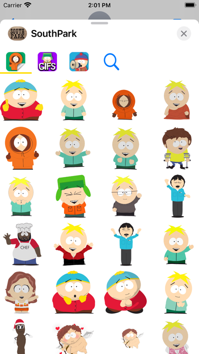 South Park Stickers & GIFsのおすすめ画像1