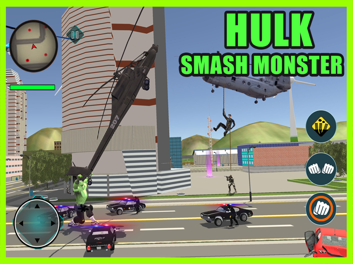 Hunk Green Smash Monster