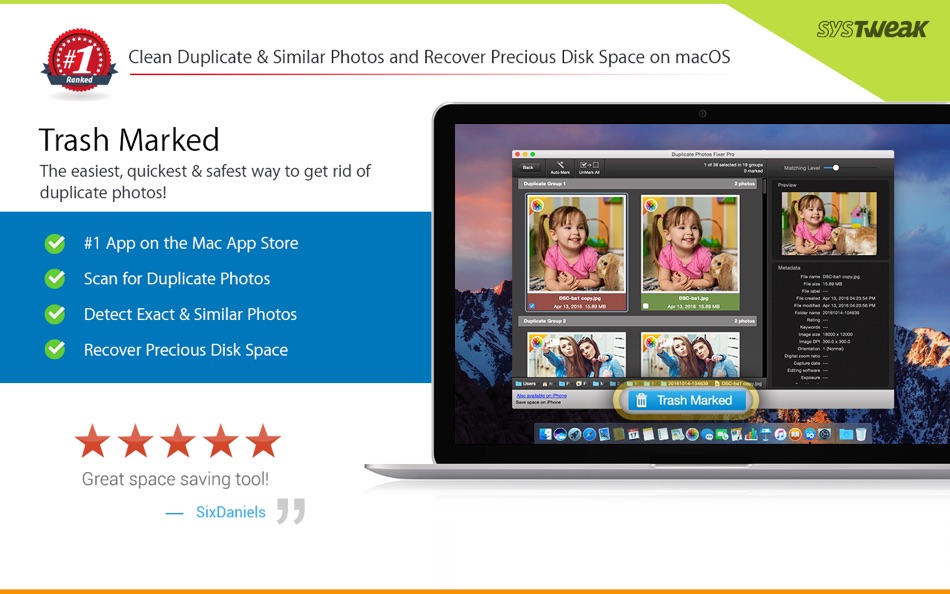 #4. Duplicate Photos Fixer Pro (macOS) بواسطة: Shrishail Rana