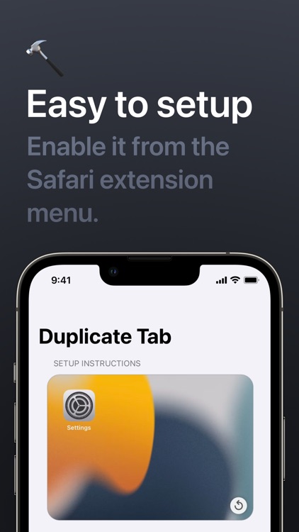 Duplicate Tab for Safari