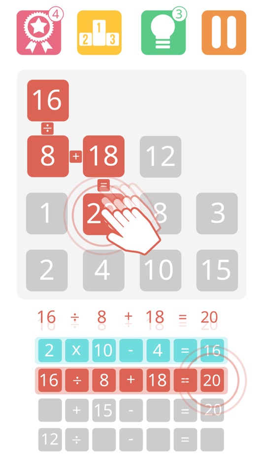 #2. RESOLVE : a math game (iOS) 来自: PLAYTOUCH