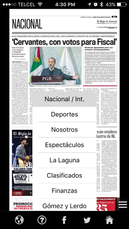 El Siglo de Torreón digital screenshot 3 of 4