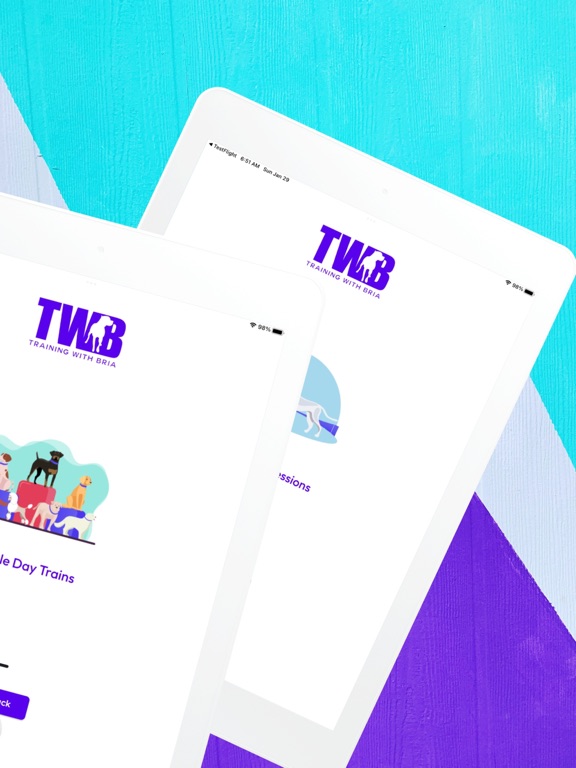 Training With Bria - The Pack iPad screenshot 2 - Business app