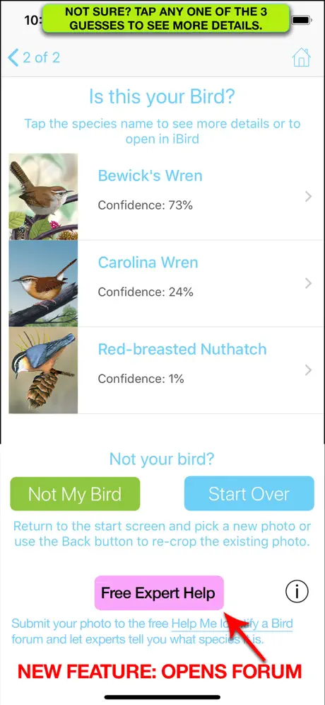 iBird Photo Sleuth