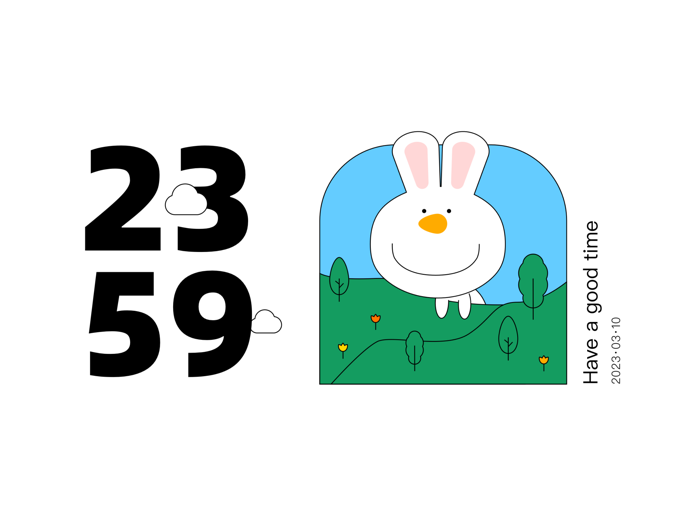 Clock Pocketstandby widget