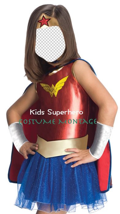 Kids Superhero Costume Montage Screenshot