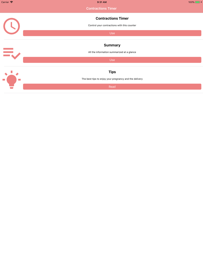 Contraction Timer and Counter