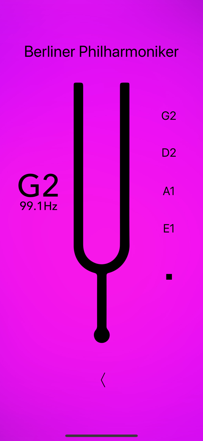 Double Bass Tuner Basic