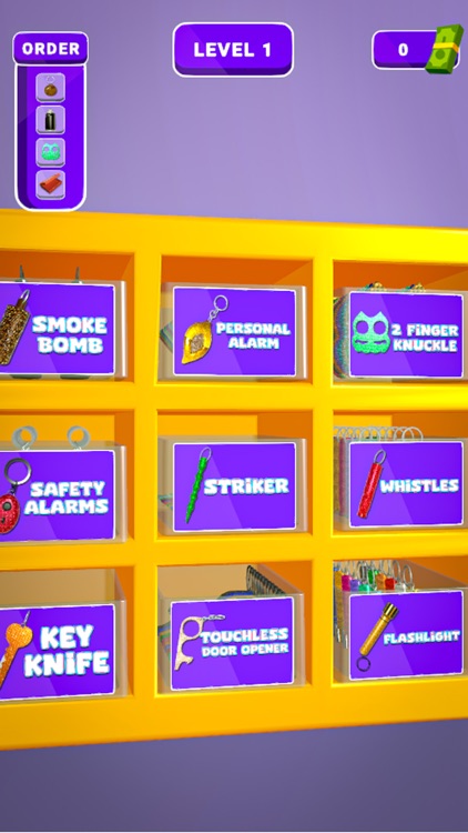 Self Defense Keychain Game!