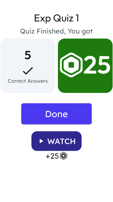 Robux Reward Quiz for Roblox for iPhone - Free App Download