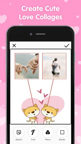 Game screenshot Love Photo Collage Maker Grid hack