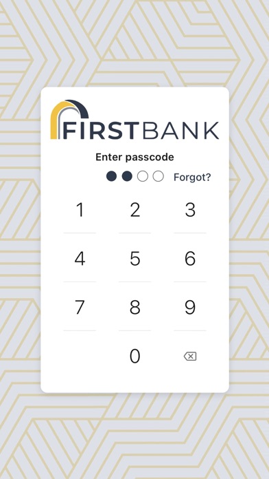 First Bank IA Digital Banking Screenshot