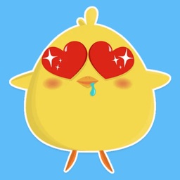 Cute chicken stickers & emoji