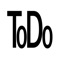 It is a very simple todo list