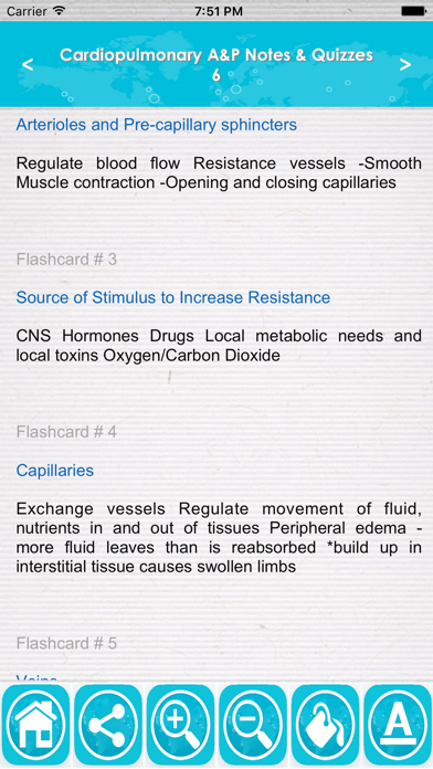 Cardiopulmonary A&P Exam Prep Screenshot