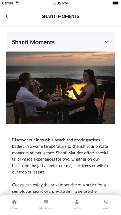 Shanti Maurice Resort & Spa Screenshot