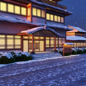 스크린샷 (6) 脱出ゲーム 雪照らす温泉街