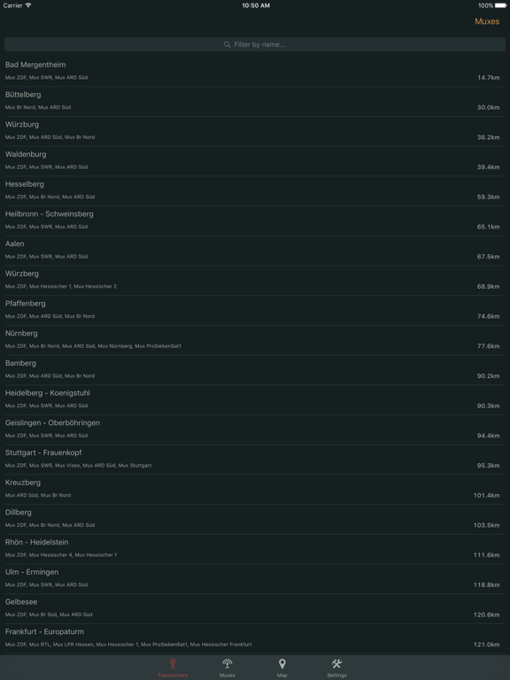 Screenshot #5 pour DVB-T Finder