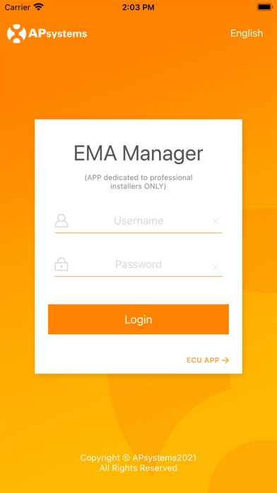 EMA Manager Screenshot