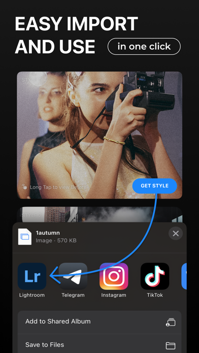 Preset & Filters for Lightroom Screenshot
