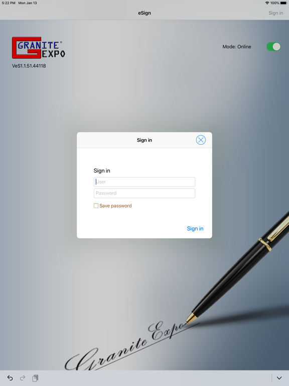 Screenshot #4 pour Granite Expo eSign
