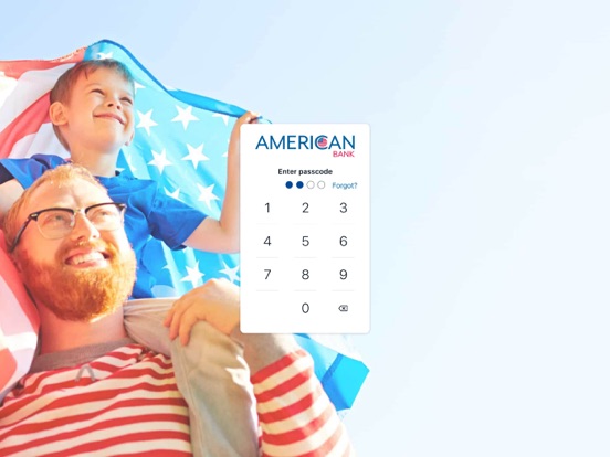 American Bank NC Mobile iPad screenshot 2 - Finance app