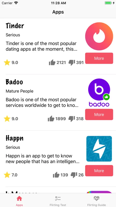 Dating apps, Flirt & Chat